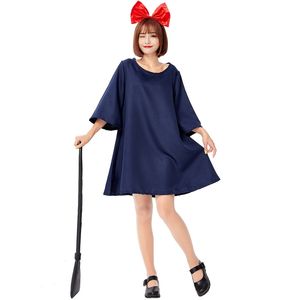 Anime Little Witch Errand Girl Kiki <span class=keywords><strong>disfraz</strong></span> traje americano señoras Halloween Cosplay disfraces Magic Fairy Stage Show disfraces - Product Image 6