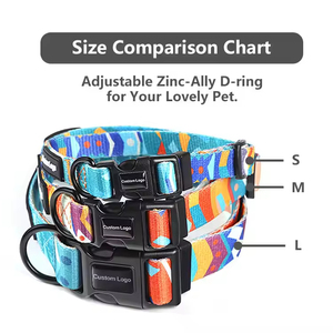 Collar de Adiestramiento para Perros, Personalizado con Logotipo y Patrón, de Poliéster y Nailon Suave, Ajustable, para Perros y Gatos, Fabricante OEM ODM - Product Image 6