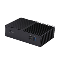 Kansung – Mini ordinateur de bureau à 4 ports LAN, Linux J6412 Quad core lte, Mini PC Client mince pour kiosque d'affichage numérique