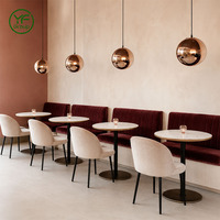 Bancs d'angle en bois et velours pour restaurants, cafés et salles de banquet - Vente en gros usine