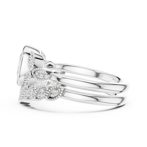 Bague de fiançailles solitaire en diamant de laboratoire en gros avec un style unique Bague de fiançailles faite à la main à vendre par les exportateurs - Product Image 3