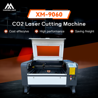 Découpe laser Co2 XM 9060 90w 120w 140w avec dispositif rotatif à tube laser CDWG EFR avec mise au point automatique et haut-bas