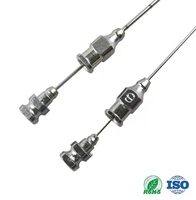 Populaire NO.12 tête ronde trou latéral aiguille 50MM/100MM longueur trou latéral métal seringue aiguille distributeur machines-outils accessoires