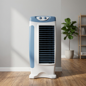 Elite Tower <b>Fan</b> 007 Oscillating 180 Degree Mechanical Control Plastic Body Electric Floor Use 25Ft Air Throw Air Cooling <b>Fan</b> - Product Image 3