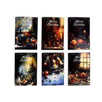 Cartes de vœux personnalisées pour les fêtes, décorations, cadeaux, designs classiques, cartes de Noël uniques, cartes de remerciement avec enveloppes et autocollants