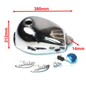 Réservoir de carburant en acier inoxydable avec <span class=keywords><strong>autocollant</strong></span> avec capuchon avec interrupteur pour Honda <span class=keywords><strong>50CC</strong></span> Mini Trail Z50 Z50A Z50J Z50R Monkey Bike - Product Image 5