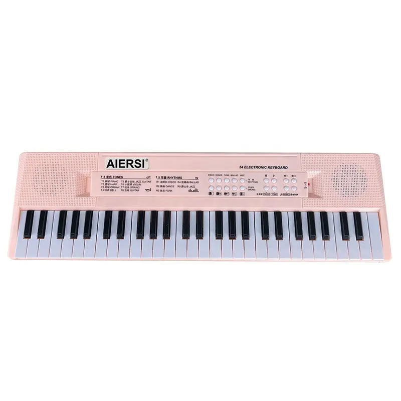 Bigfun 54 Toetsen Speelgoed Elektronisch Orgel Piano Leraar Buurt Muzikale Verlichting Instrument Voor Peuters