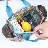 Sac à déjeuner isotherme LATTIS en tissu Oxford avec fermeture éclair, imperméable et écologique pour les voyages portables