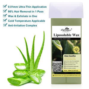 เครื่องอุ่นแว็กซ์แบบมืออาชีพ Lifestance ดีไซน์ใหม่ ขนาด 100 มล. พร้อมว่านหางจระเข้ สำหรับกำจัดขนเพื่อความงาม - Product Image 6