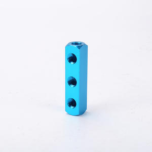 Série de bases de collecteurs pneumatiques multi-voies, base de distribution d'air, source d'échappement, pièces pneumatiques multi-tuyaux, séparateur multi-voies - Product Image 3