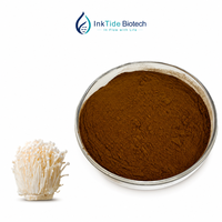 Extracto de Hongo Enoki Natural en Polvo, Polisacáridos 30% por Beta-glucanos UV