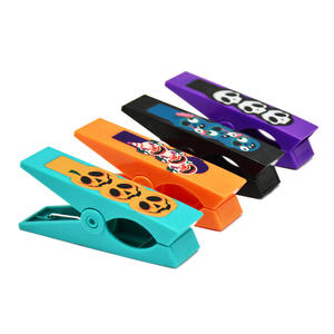 Пластиковые персонализированные индивидуальные красочные мини-прищепки для одежды пластиковые Пружинные прищепки для одежды для подвешивания одежды - Product Image 1