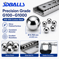 Billes de précision en acier au carbone HRC 55-62 à faible bruit pour glissières de tiroirs, billes de guidage sur mesure pour rails