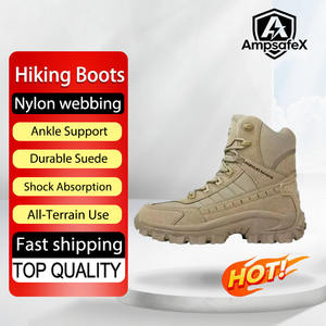 Botas de Senderismo Personalizables de Piel Sintética, de Caña Alta, para Entrenamiento al Aire Libre y Montañismo, para Hombre, Venta al Por Mayor de Verano - Product Image 1