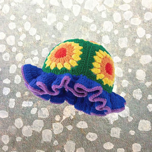 Gorro de Pescador Tejido a Mano, Color Verde, Unisex para Adultos, Gorro de Invierno Informal - Product Image 2