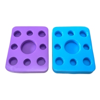 Support de boisson en mousse NBR personnalisé enduit de vinyle, plateau flottant pour sports aquatiques et piscine, offre spéciale