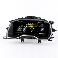 Écran LCD numérique HD-Visual 12,3 pouces pour tableau de bord, mise à niveau directe TPMS pour VW Sagitar 19-20 (Noir) Matériau plastique Garantie 1 an