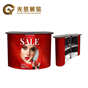 Banchetto Promozionale Pop-Up con Telaio in Alluminio per Fiere ed Esposizioni, Tavolo Stand Promozionale per Eventi all'Aperto - Product Image 1