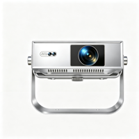 Proyektor LCD Portabel 300 ANSI 1080P Auto Focus Keystone Android 12 BT5.1 Home Theater Outdoor Mesin Optik Tertutup Rapat