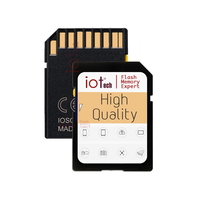 Tarjeta de Memoria SD Iotech Flash Memory Expert de 2GB SLC PSLC con Chip Nand, Alta Resistencia 10K 100K P/E PE Cycles, Grado Industrial