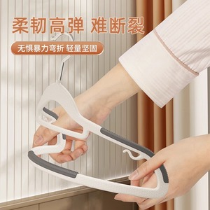 Plastic Clothes Hanger Non Slip Rectangle Shape Hook Type For Adults And Children Storage Drying Rack - Product Image 4