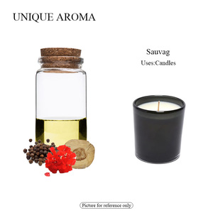Parfum de bougie en gros UNIQUE AROMA D Sauvag parfums de marque célèbre huile de parfum de bougie pour la fabrication de bougies - Product Image 1