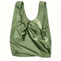 Sacs de courses en nylon personnalisés avec logo, réutilisables, pliables, écologiques, imprimés, pour la promotion des supermarchés et les cadeaux promotionnels.