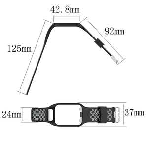 Pulsera de dos colores para <span class=keywords><strong>TomTom</strong></span> Runner 2 3 Spark 3 Cardio Adventurer Sport correa de <span class=keywords><strong>reloj</strong></span> de silicona - Product Image 2