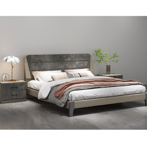 Ensemble Complet de Meubles de <span class=keywords><strong>Chambre</strong></span> à <span class=keywords><strong>Coucher</strong></span> Modernes en MDF Bois, Style Contemporain, Tailles Queen et King, 5 Pièces, Vente en Gros de Chine - Product Image 3