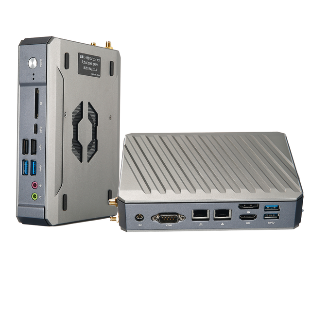 10th Generation Mini Desktop PC Intel Core I7-10510U I5-5205U DDR4 RAM Dual LAN Windows 11/Linux Gaming-New Industrial Mini PC
