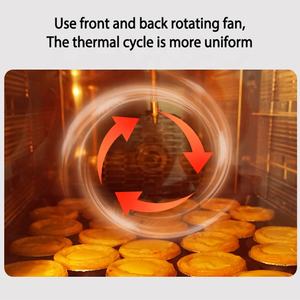 상업용 5 트레이 빠른 베이킹 식품 그릴 대류 빵 내장 토스터 가스 전기 오븐 - Product Image 3