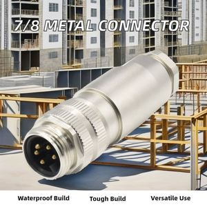 Kết Nối Nhà Cung Cấp 7/8 Kết Nối <span class=keywords><strong>5</strong></span> Pin Kim Loại Nam Công Nghiệp Phích Cắm Ổ Cắm Lắp Ráp Không Thấm Nước Thông Tư Kết Nối - Product Image 3