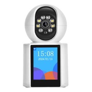 New 3MP Smart WiFi Camera 2.8 inch Screen Blue Tooth Pairing Video Calling Security Network Camera Sound Detection