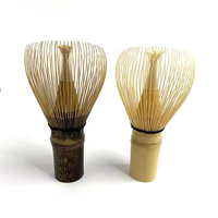 En stock, fouet à matcha blanc de haute qualité, fouet à matcha en bambou artisanal, fouet à matcha blanc bio, fouet à matcha en bambou fin, Chasen