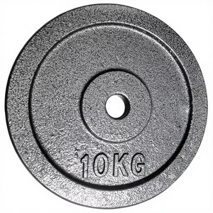 <span class=keywords><strong>Prix</strong></span> d'usine Plaques de poids en fonte à petits trous pour fitness à domicile, musculation et haltérophilie, et plaques bumper en fer pour haltères - Product Image 5