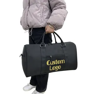 Individuelles Logo wasserdichte Transporttasche für den Wochenende Übernachtung Leichte Koffertaschen Reisetasche