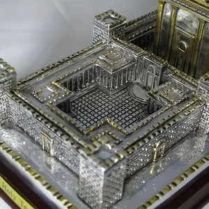 <span class=keywords><strong>Temple</strong></span> de Jérusalem Château Modèle Résine Artisanat Écologique Peint Art Église Souvenir Cadeaux pour Noël Amour Style - Product Image 3