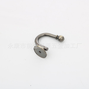 Retro Style Zinc Alloy Wall <b>Hook</b> Round Shape <b>Bathroom</b> Coat And Cap Holder Wall Mounted Type Style 1 - Product Image 3