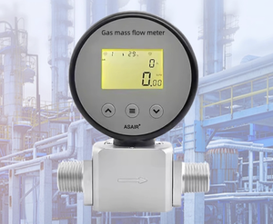 Alat Pengukur Aliran Gas Mikro Digital dengan Layar Tampilan dan Sensor Suhu Terintegrasi untuk Uji Aliran - Product Image 6