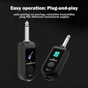 Sistema de Transmisor y Receptor Inalámbrico <span class=keywords><strong>para</strong></span> Guitarra VOXFULL GT1 2.4G <span class=keywords><strong>para</strong></span> Guitarra Eléctrica, <span class=keywords><strong>Bajo</strong></span> e Instrumentos de Viento - Product Image 4