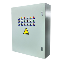 Commutateur de transfert automatique double alimentation ATS, boîte de distribution complète basse tension CA, serrure électromagnétique IP54