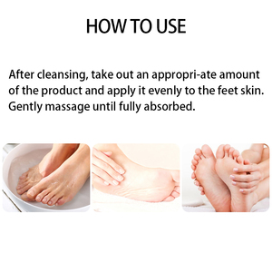 Crema orgánica para pies de etiqueta privada para pies secos extremadamente agrietados, aumenta y repara instantáneamente la crema de masaje para eliminar la piel muerta - Product Image 5