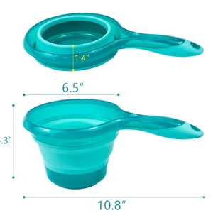 Cucharón <span class=keywords><strong>de</strong></span> agua plegable <span class=keywords><strong>de</strong></span> PP plegable 81129 #, cucharón <span class=keywords><strong>de</strong></span> baño portátil y que ahorra espacio <span class=keywords><strong>para</strong></span> cocina, baño, actividades al aire libre - Product Image 5