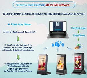 Sáng tạo nhà hàng bảng đứng Android đặt hàng quảng cáo kỹ thuật số Menu thực phẩm đồ uống thương hiệu hiển thị máy tính bảng kiosk media player - Product Image 4