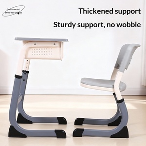 Table d'étude pour enfants, mobilier de classe pas cher, table d'étude, ensemble bureau et <span class=keywords><strong>chaise</strong></span> réglables pour lycéens, table pour enfants - Product Image 3