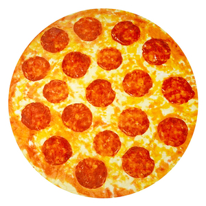Mềm khổng lồ bánh <span class=keywords><strong>pizza</strong></span> Tortilla thực phẩm flannel lông cừu bánh <span class=keywords><strong>pizza</strong></span> chăn - Product Image 2