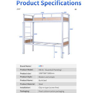 Literas de acero con diseño de dormitorio, camas de metal para uso escolar a la venta en Filipinas - Product Image 3