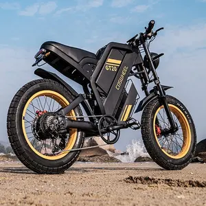 Groothandel 20 Inch Big Tire E Bikes 2023 Elektrische Fiets 750W Cruiser Smart Led Display Mountainbike