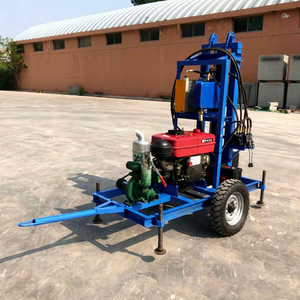 Foreuse portable pour puits d'eau de 150 m, 22 CV, hydraulique, diesel, multifonction, avec pompe à engrenages rotative, facile à utiliser, professionnelle - Product Image 1