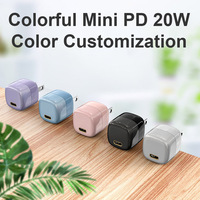 Nouvelles Arrivages Produit PD20W QC3.0 OEM Téléphone Mobile Mural Type C Chargeur Rapide Adaptateur Mini 20W PD Chargeur pour iPhone Samsung Huawei